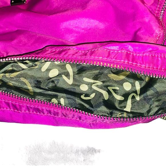 Zumba Large Fuchsia Nylon Crossbody - Picture 6 of 11